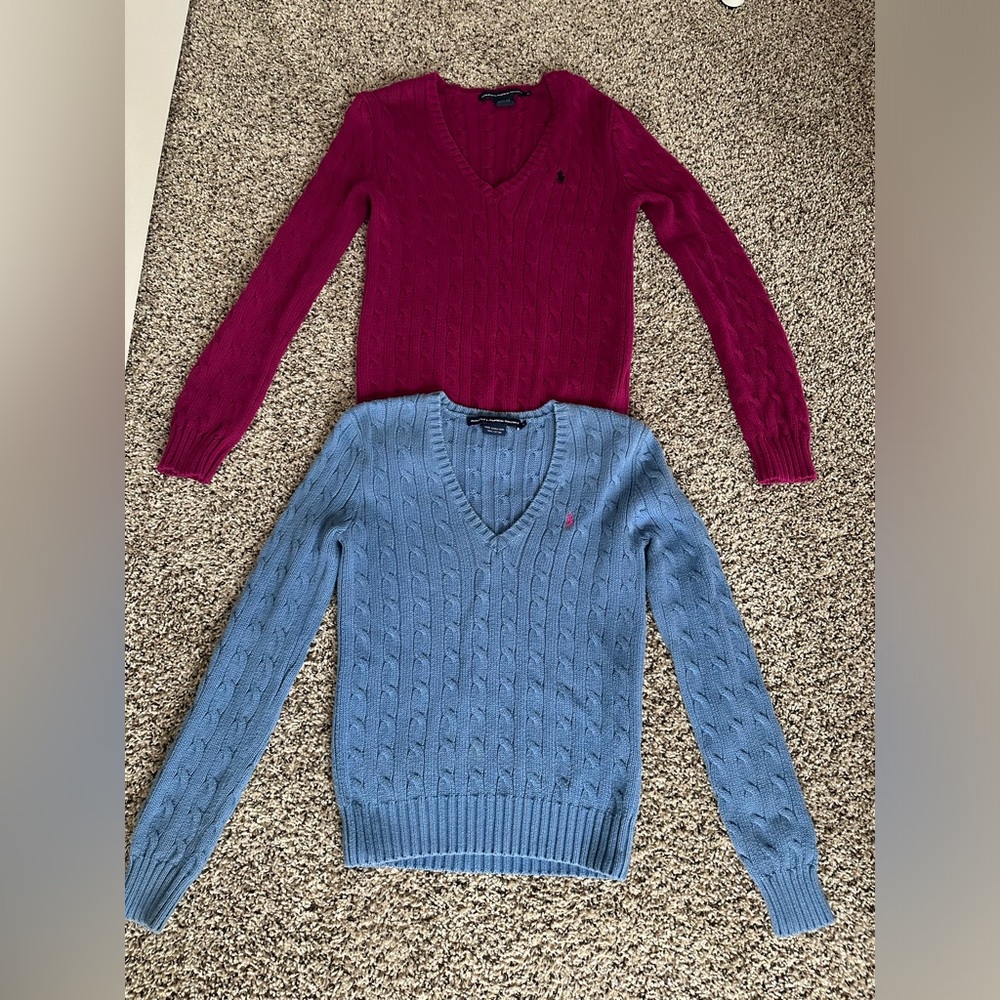 Set of 2 Ralph Lauren Sweaters Size Medium